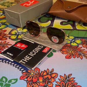 Ray-Ban Sunglasses Hexagonal Flat Lenses Unisex